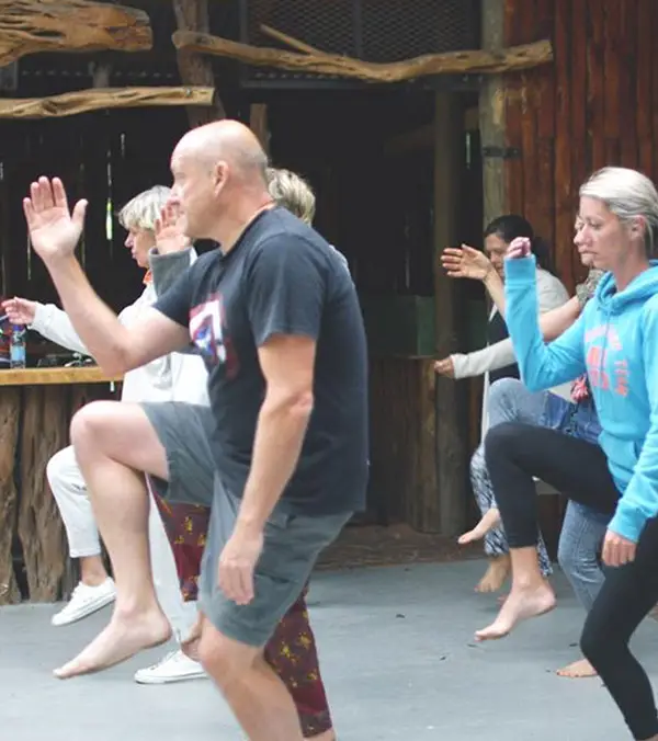 James Godwin teaching Tai Chi and Qigong class techniques