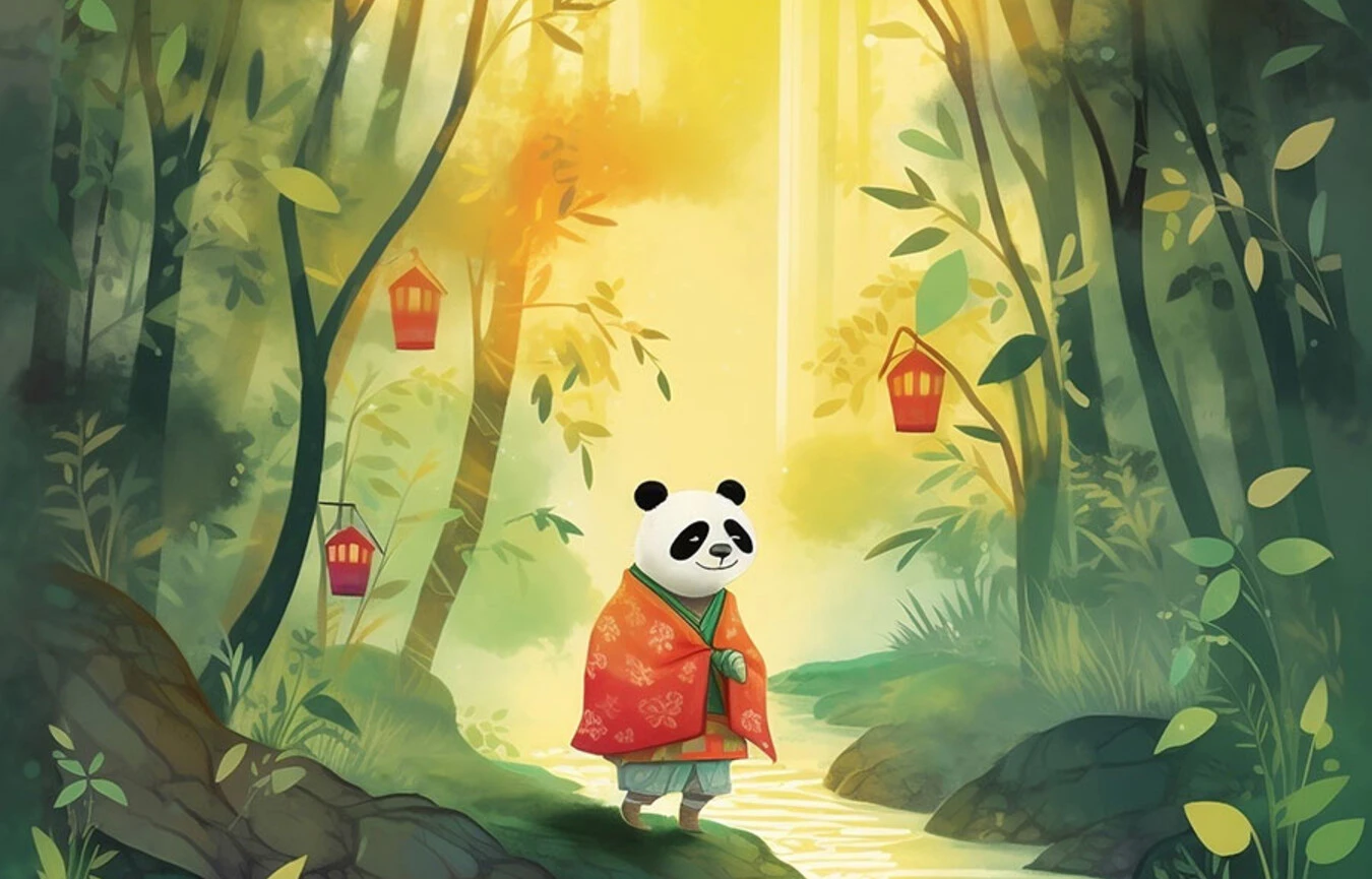 Little Panda and the Flowing River Pg 3