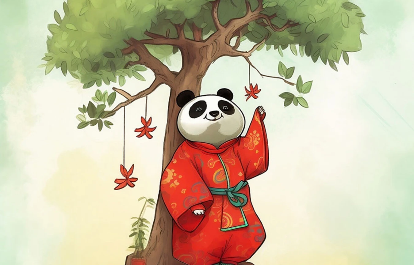 Little Panda and the Flowing River Page 2
