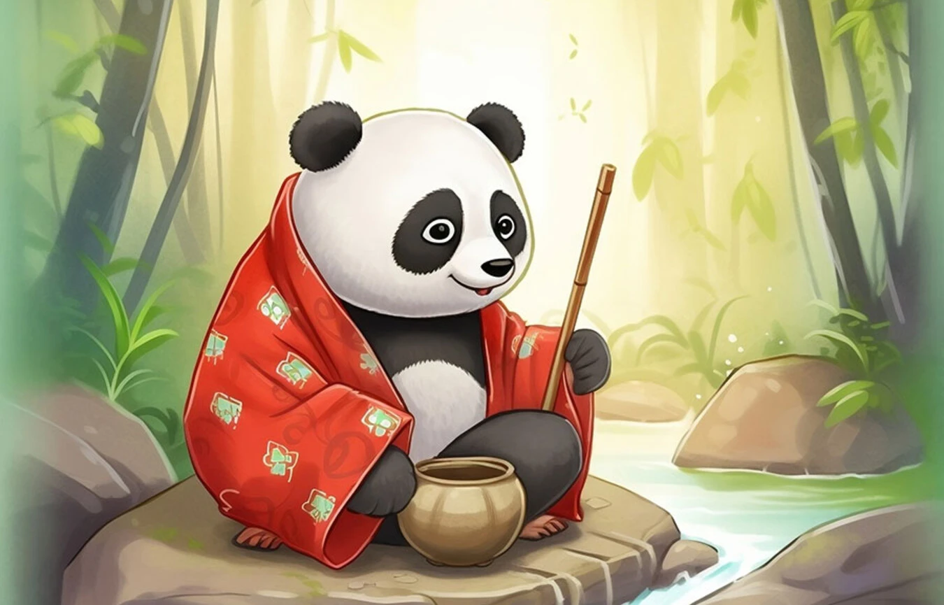 Little Panda and the Flowing River Pg5