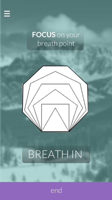 Just Being Just 6 mindfulness app follow your breath