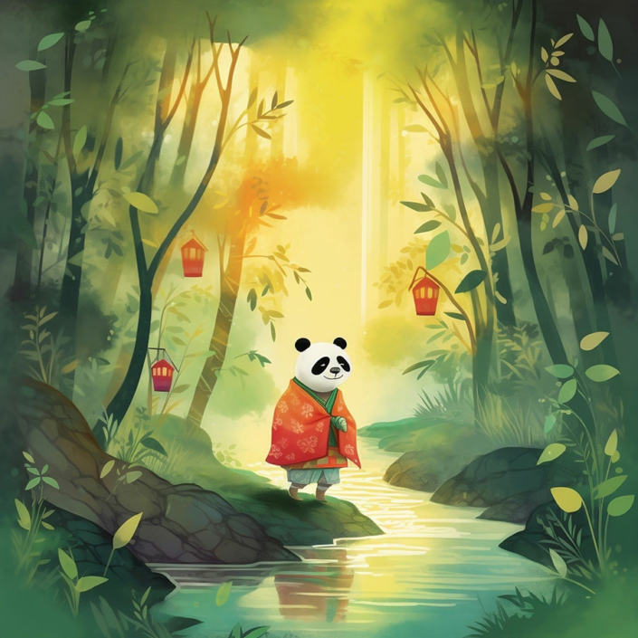 Little Panda and the Flowing River pg 3