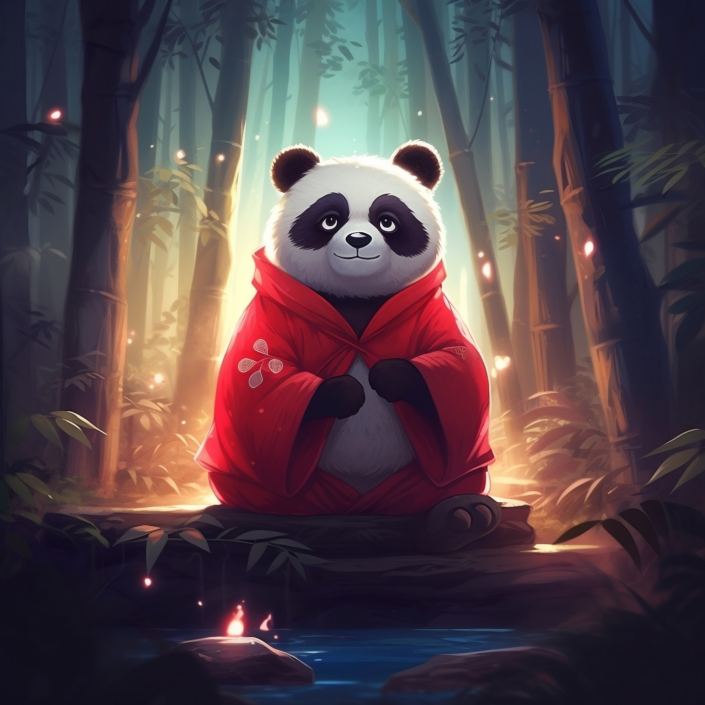 Little Panda and the Flowing River